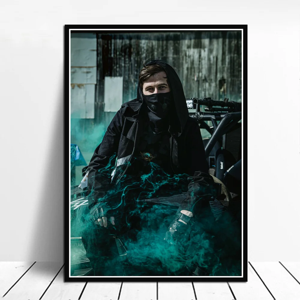 C424 Новый Алан Уокер DJ музыка ПЕВЕЦ звезда Плакаты HD Печать на холсте Картина