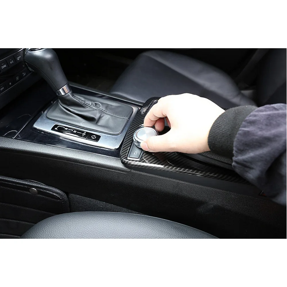 Для Mercedes Benz C Class W204 2008-2014 Автомобильная центральная консоль ABS подстаканник рамка