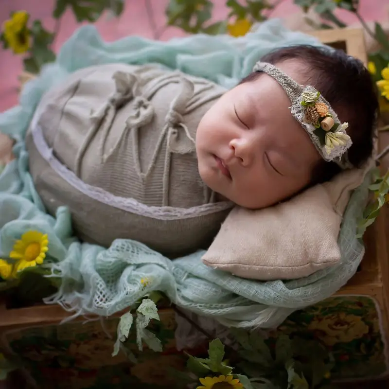 7 шт./компл. реквизит для фотосъемки новорожденных цветочные бантики детские