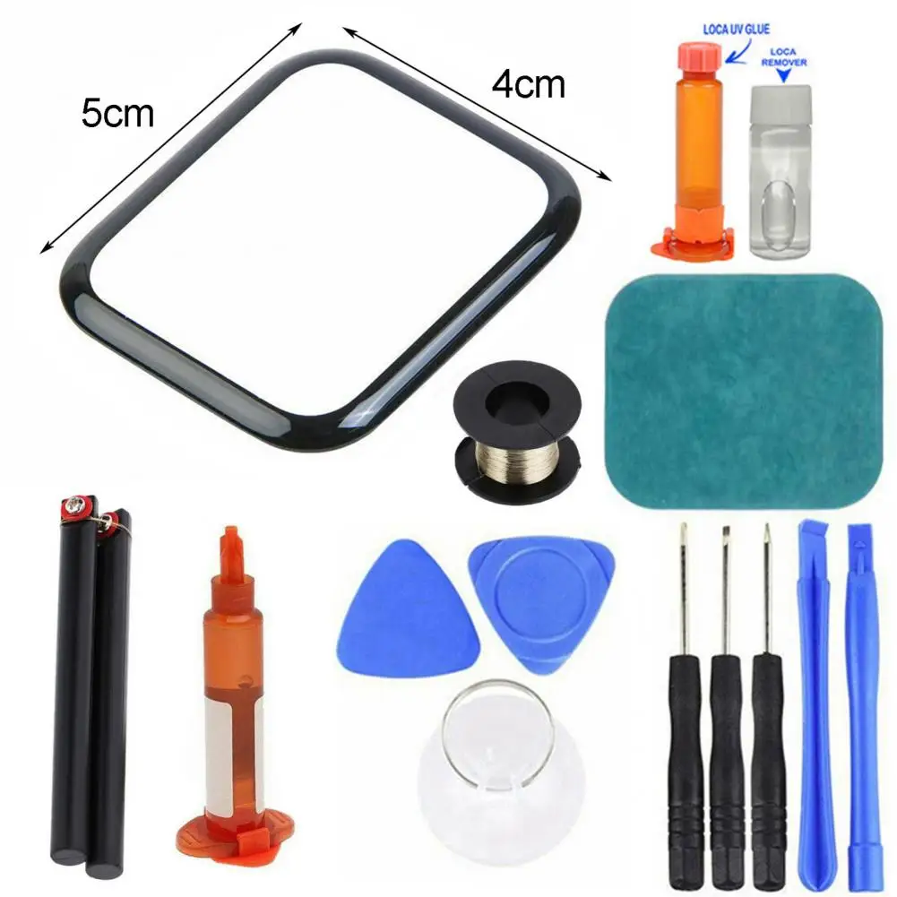 

Convenient Watch Screen Wear-resistant Replacement 38/40/42/44mm Watch Glass Lens for Apple Watch Series 2/3/4/5/6 Accessories