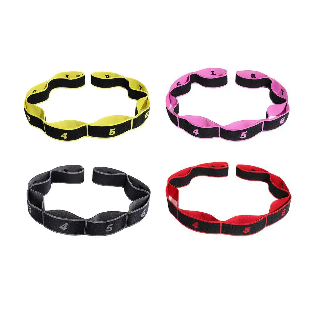 

Exercise Resistance Bands Yoga Pull Strap Belt Polyester Latex Elastic Latin Dance Stretching Band Loop Yoga Pilates GYM Fitness