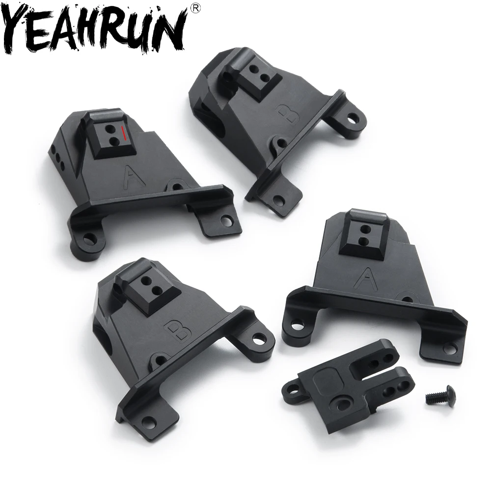 

YEAHRUN Aluminum Front Rear Shock Towers with Adjustable Mount for -4 1:10 RC Car
