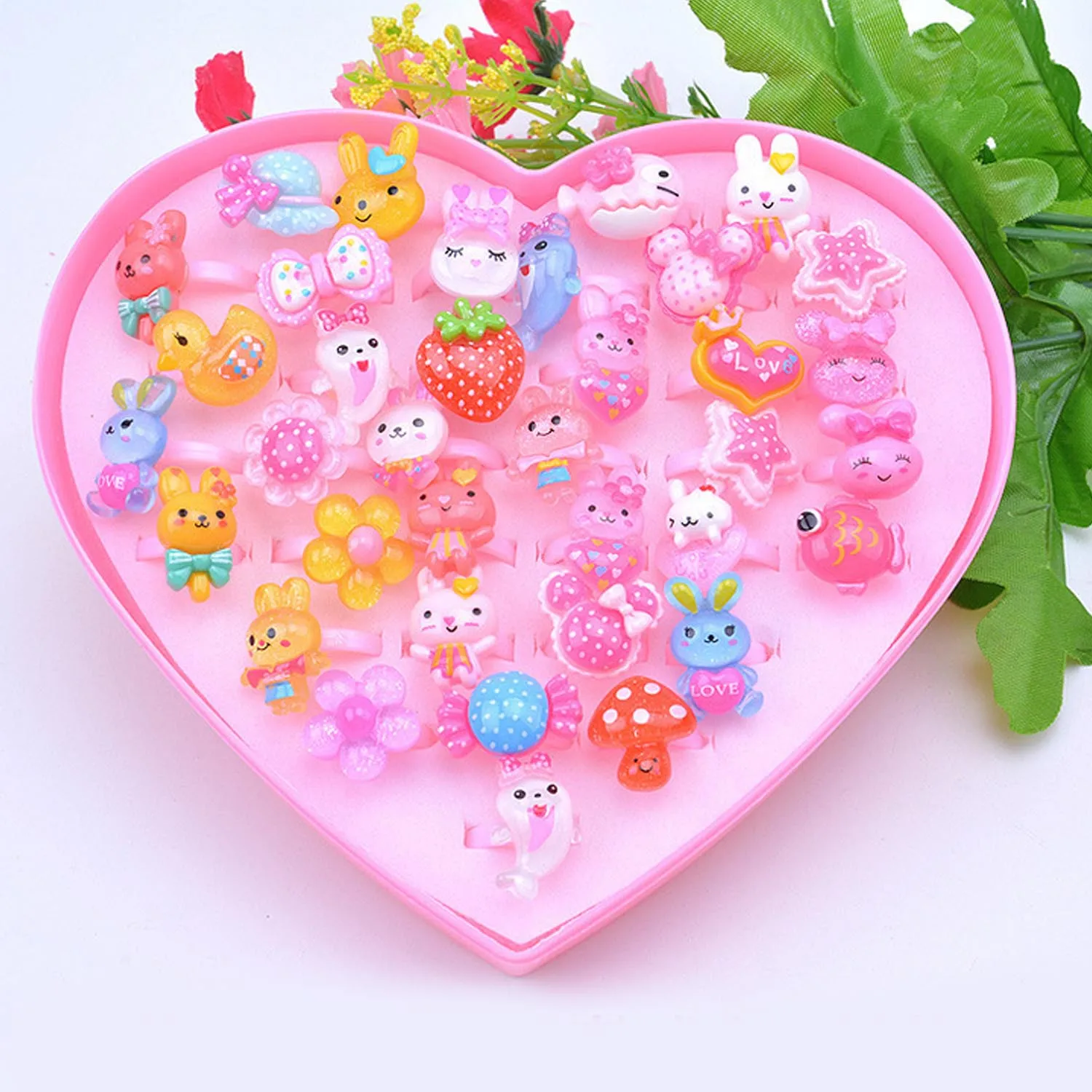 Детские игрушки для красоты милый набор из сережек и клипс с кристаллами Детское