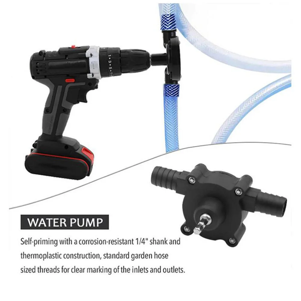 

Electric Drill Pump Self Priming Transfer Pumps Oil Fluid Water Pump Cordless Electric Screwdrive Self Priming Pump Tools