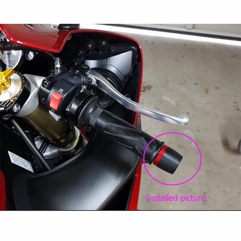 Для Kawasaki NINJA 650R ZX6R Z1000 VERSYS 1000 7/8 &quot22 мм руль мотоцикла противовесы вилка слайдер