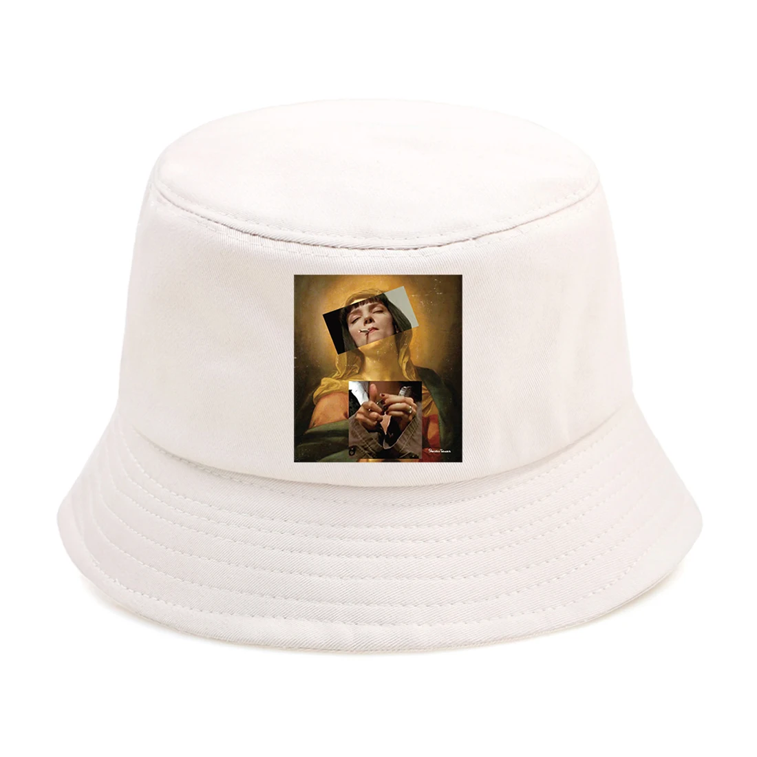 

Панама с принтом криминальной фантастики, модная уличная шляпа от солнца, рыбака, складная, черная, для мужчин и женщин, летняя