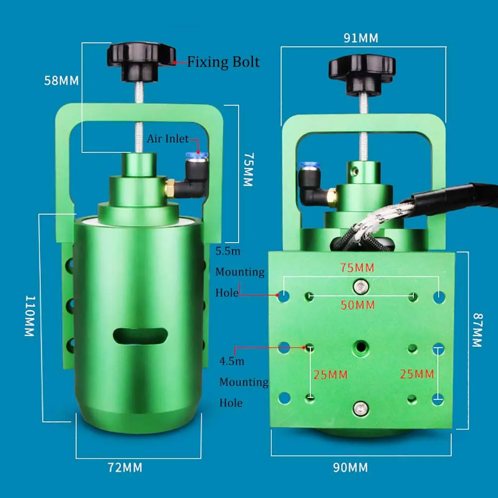 

PUR Hot Melt Adhesive Cold Glue Heating Device 30ml Syringe Heating Head Rubber Strip Heater Precise Temperature Controller