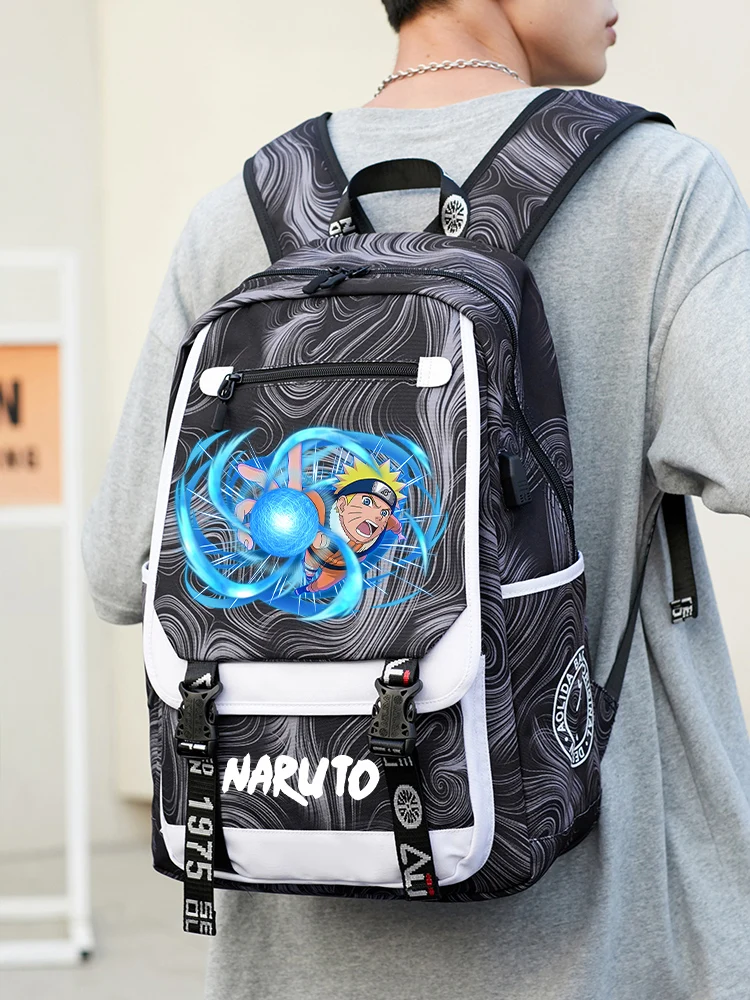 Детский школьный портфель Наруто удзумаки Учиха Саске мультипликационная