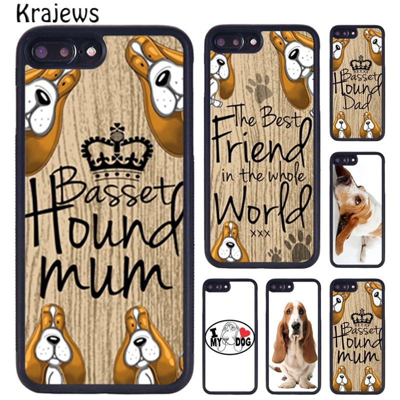 Чехол для телефона с изображением собаки краудиума Басса iPhone X XR XS 11 12 Pro MAX 5 6 6S 7 8