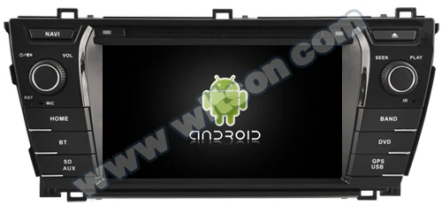 7-дюймовый автомобильный DVD-плеер с ОС Android 10 мультимедиа GPS-радио для Toyota Corolla E170