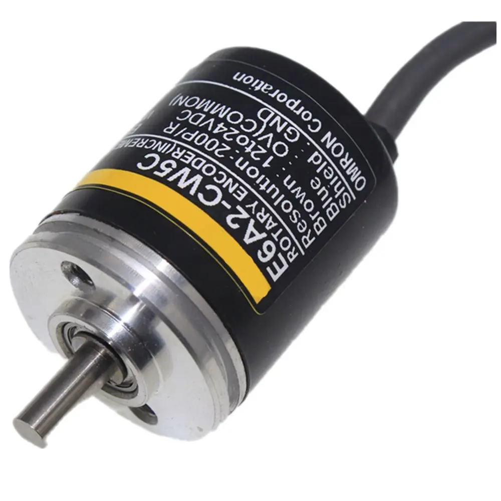 Omron E6A2-CW5C CW3C инкрементный датчик с твердым валом Выход NPN 100 200 300 360 500PPR импульсный