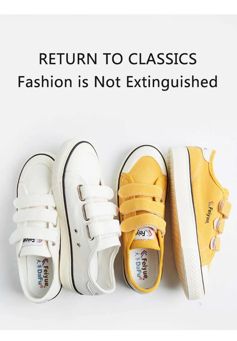 Feiyue/838 г. Парусиновая обувь мужская и женская обувь Вулканизированная обувь на липучке 2 цвета дышащие повседневные трендовые Нескользящие кроссовки