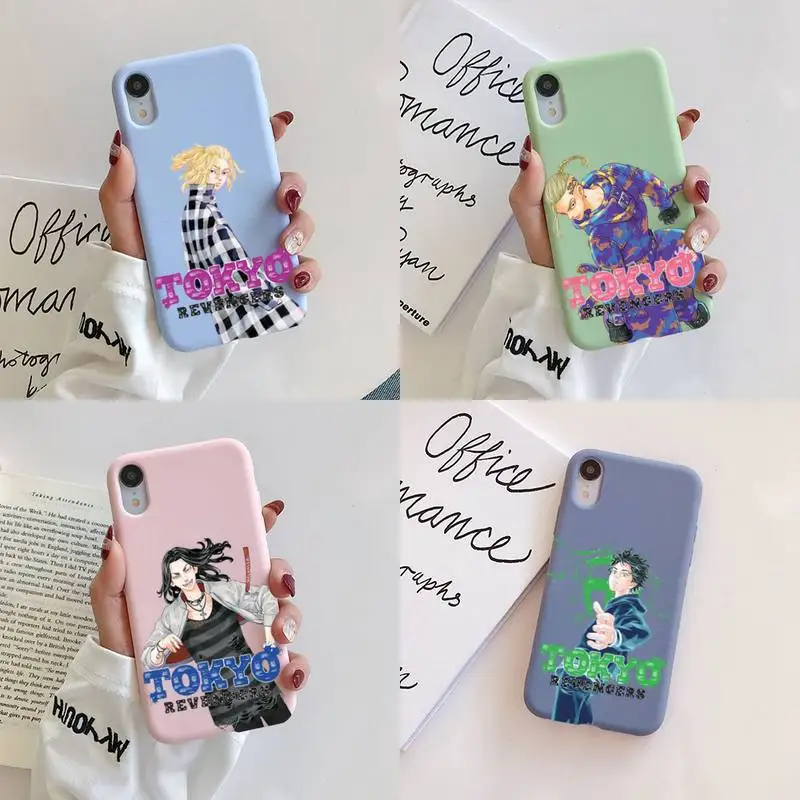 

YNDFCNB Tokyo Revengers Manjiro Sano Phone Case for iPhone 11 12 13 mini pro XS MAX 8 7 6 6S Plus X 5S SE 2020 XR case