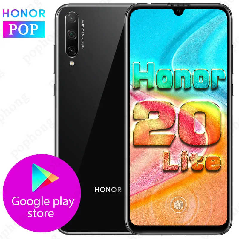 HONOR 20 lite телефон экран 6 3 дюйма ГБ ОЗУ 128 Гб ПЗУ Восьмиядерный Android 9 0|Смартфоны| |