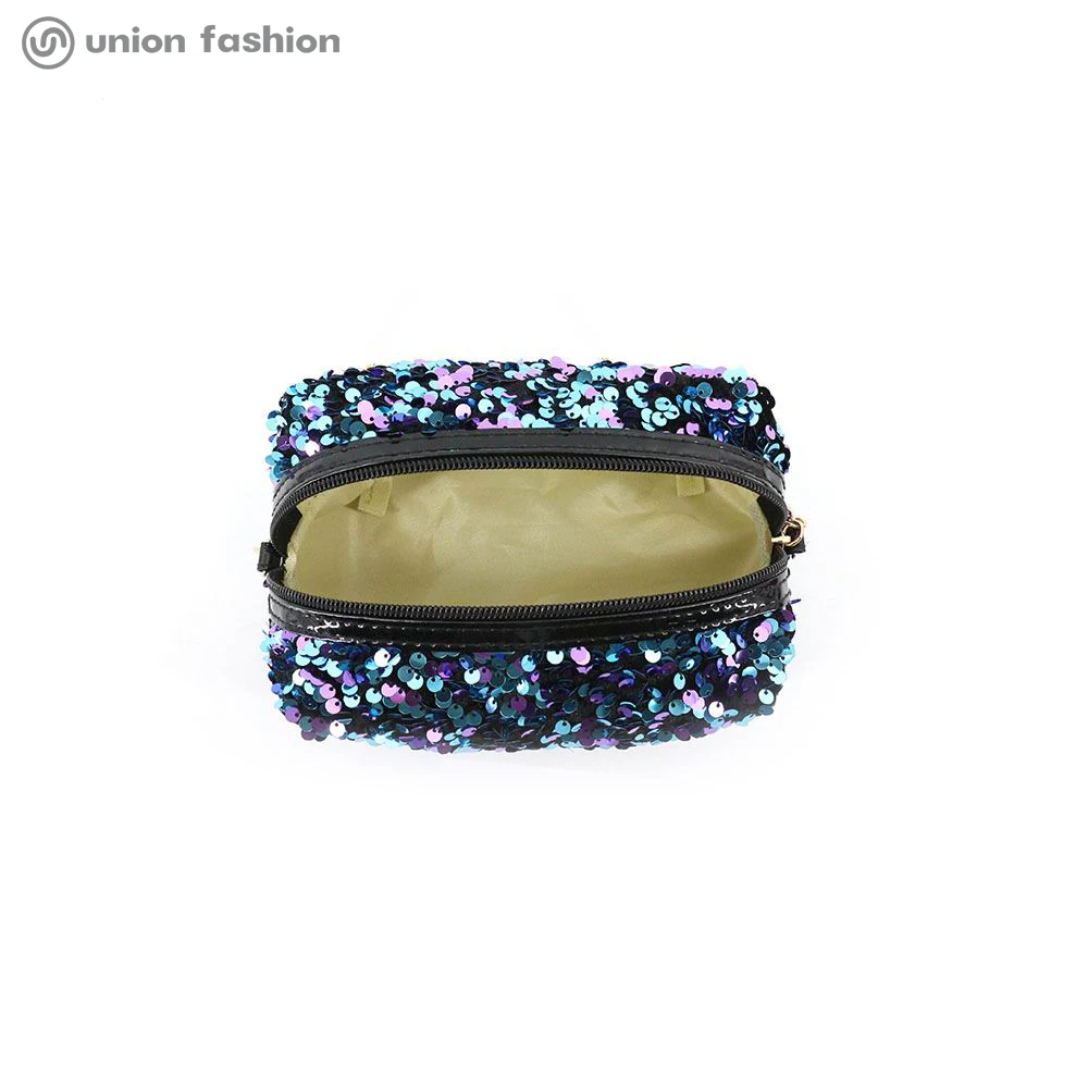 

2020 New Products Pure Color Zippered Travel Ladies Mini Makeup Bag