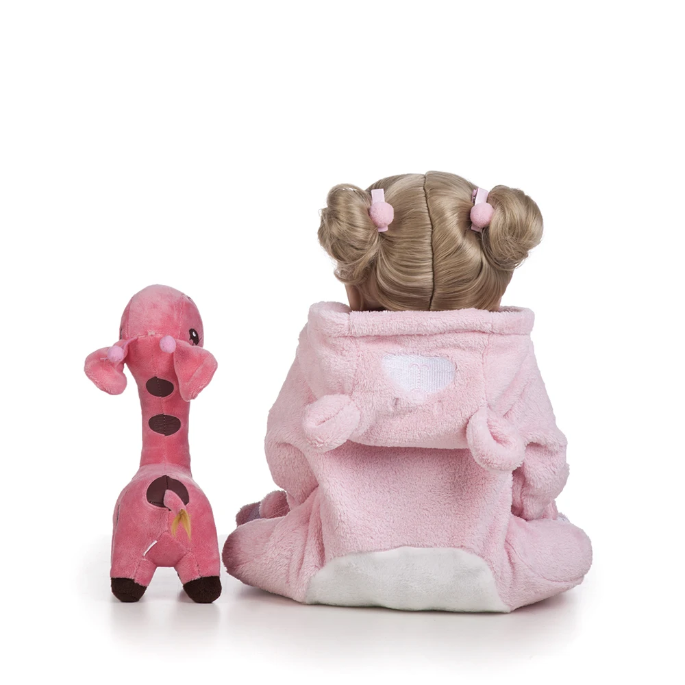 57 см полностью силиконовая виниловая кукла для новорожденных девочек Bebe Alive Lifelike