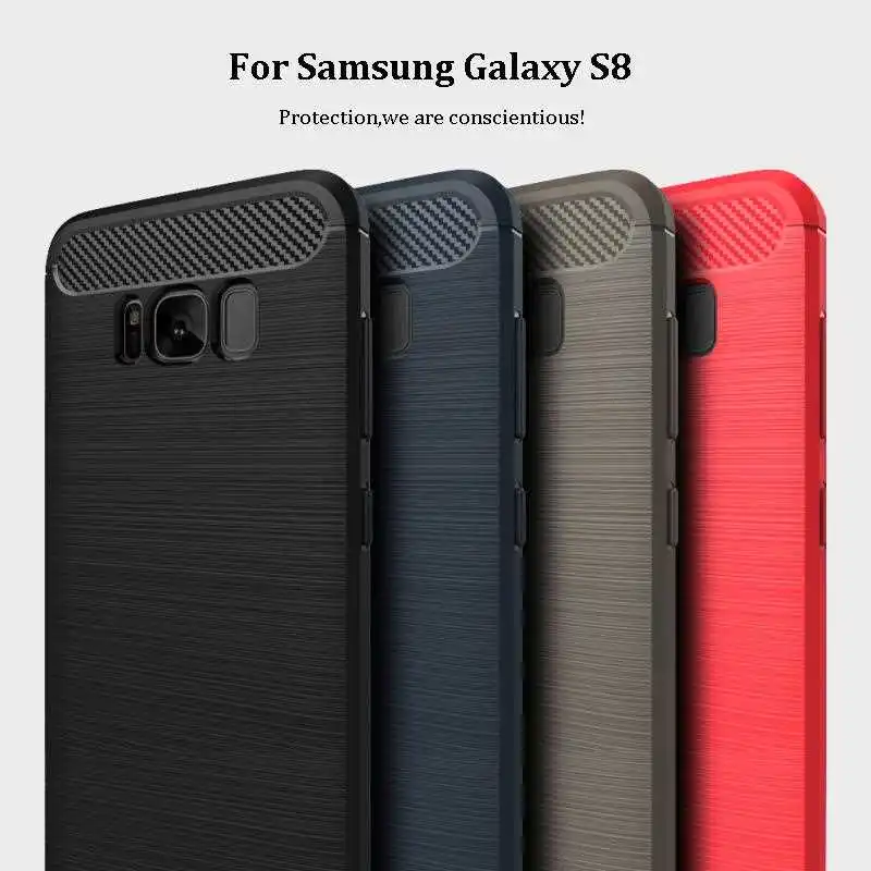 Mokoemi Ударопрочный Мягкий силиконовый чехол 5 8 дюйма для Samsung Galaxy S8 телефона Plus |