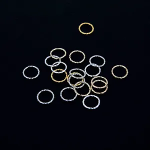 Бусины-кольца для укладки волос, металлические, 1,5 х15 мм, 1020 шт