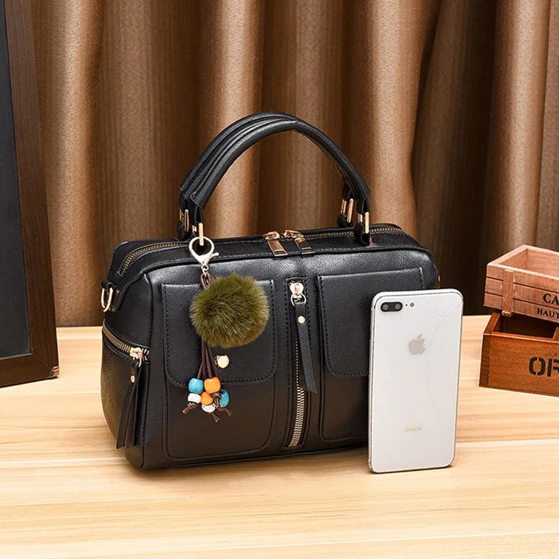 

Fashionable Female Bag, New Style In 2021, P,U Material, Pillow Shape, European And American Trend, Single-Shoulder Messenger