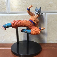 bandai dragon ball action figure genuine fes8 freedom gigong silver haired white haired son goku jingpin model decoration toy