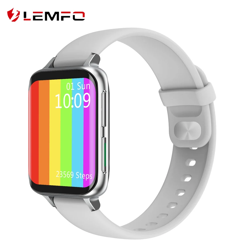 LEMFO DT93 Смарт часы 2020 1 78 дюймов Heperboloid HD Экран ЭКГ вызовов через Bluetooth Smartwatch Для