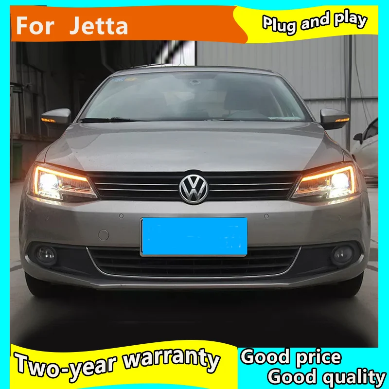 Стайлинг автомобиля KOWELL для vw 2012 2018 jetta светодиодный фары VW MK6 все bi линзы|Фара