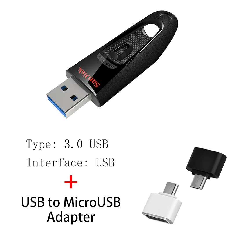 CZ48 A Sandisk USB 3,0 флеш-накопитель 128 Гб 64 ГБ 32 ГБ 256 ГБ USB флеш-накопитель 32 64 128 16 ГБ флеш-накопитель USB флеш-накопитель диск на ключ памяти - Цвет: CZ48 A