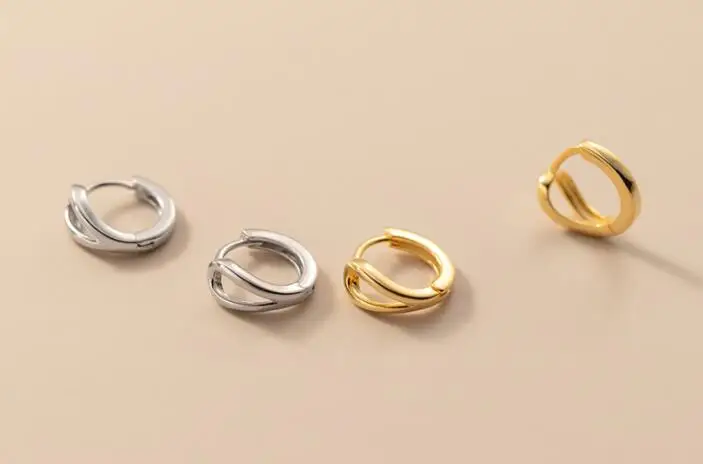 

Оловянная 8 мм настоящая. Серьги-кольца huggie, из серебра 925 пробы, с вырезами, в виде капли воды, C-G9677