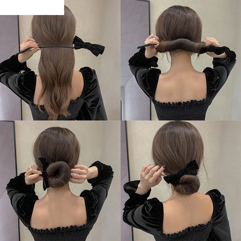 

Fashion Ball Head Hair Tools Headwear Pan Head Lazy Fluffy Tool Elegant Barrette Bow Temperament Hair Bow Plush Hair Accessories