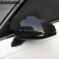 free shipping carbon fiber replace side rearview mirror cap cover for a4 b9 s4 a5 s5 2017up