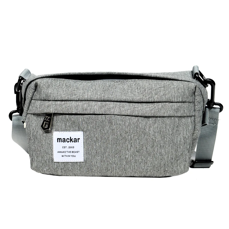 

Mackar Daily Commute Leisure Crossbody Bag Small Saddle Bag Men's Shoulder Bag Backpack Trendy Bag Canvas Hip Hop Bag