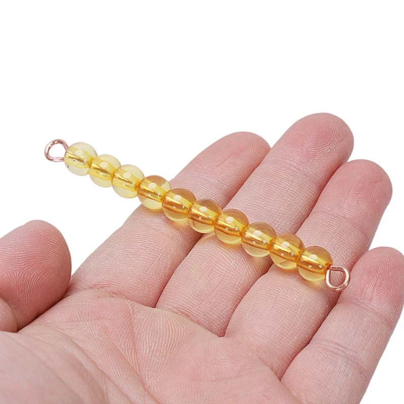 

Materials Golden Beads Mathematics Teen Bead Chain Toy Early Educational Training Learning Gift