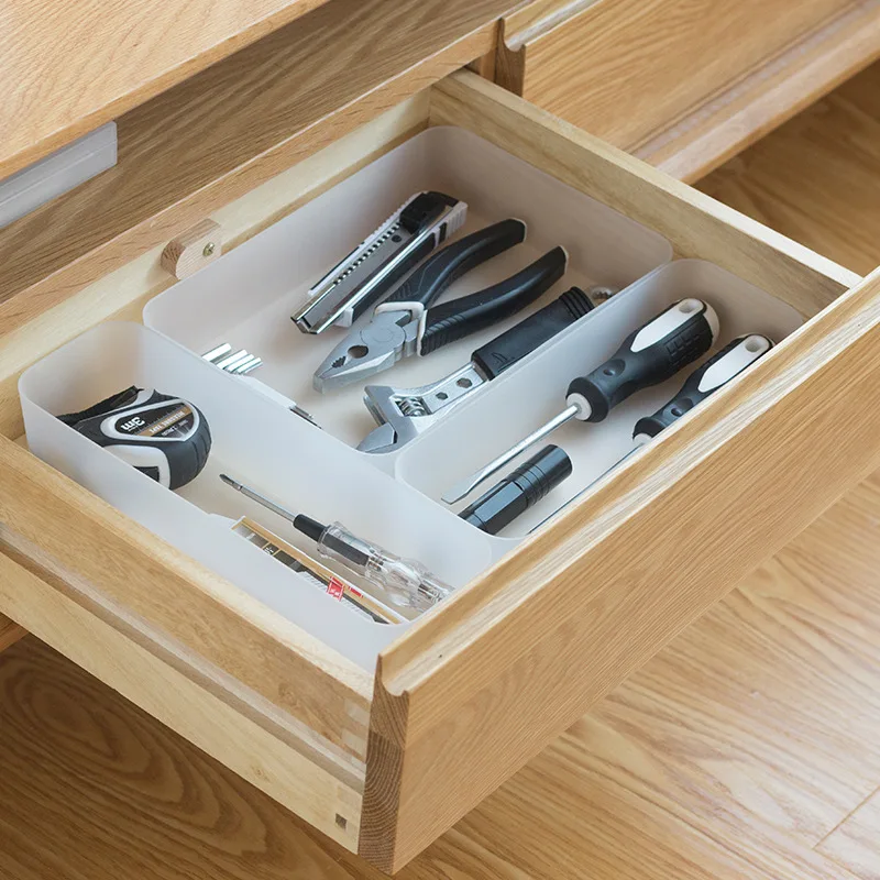 Регулируемый пластиковый ящик для хранения нижнего белья продуктов ванная