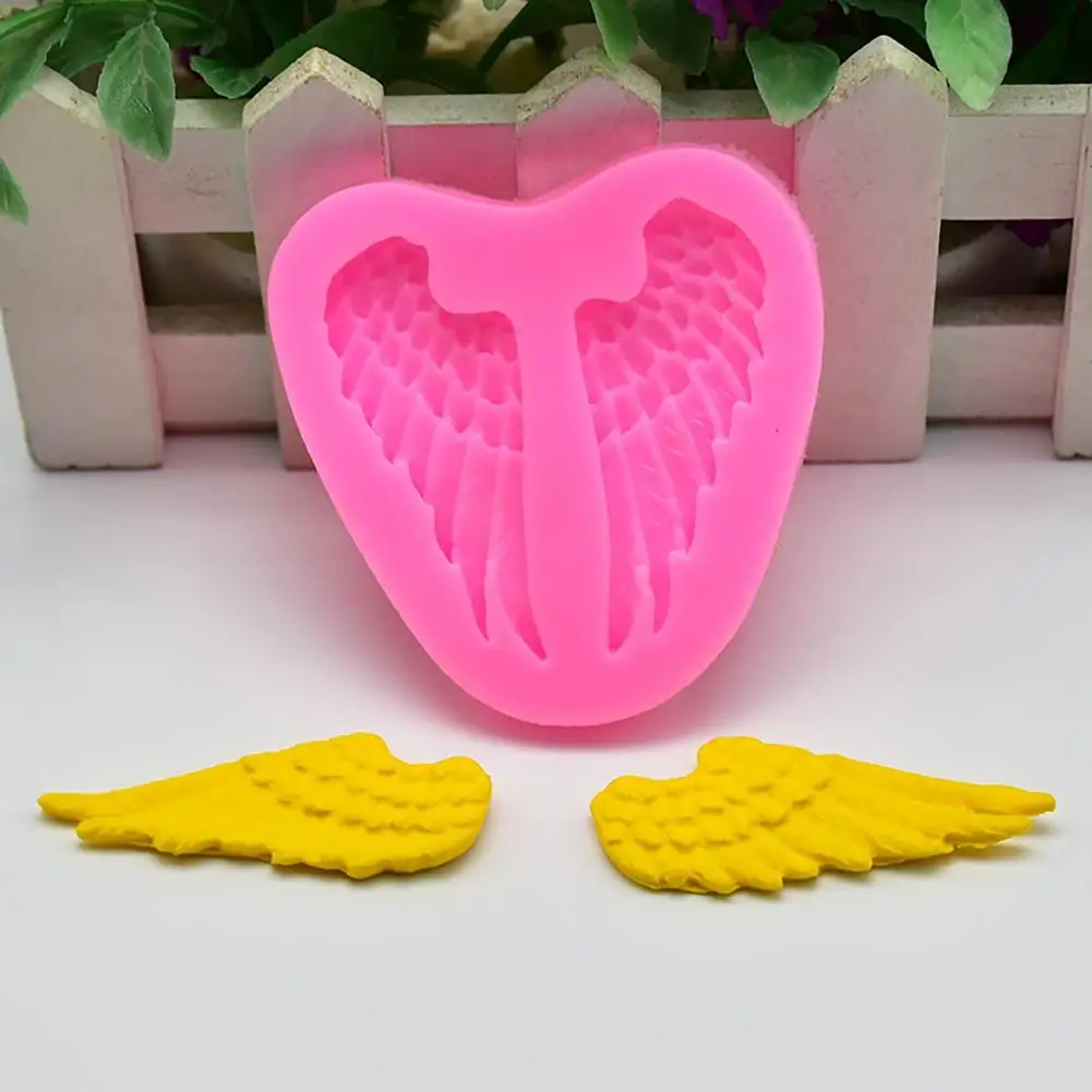 

AngelWings Silicone Mold Fondant Cake Decorating Tools Chocolate Gumpaste Mould Cake Baking Mold Home DIY Handmade Dessert Mold