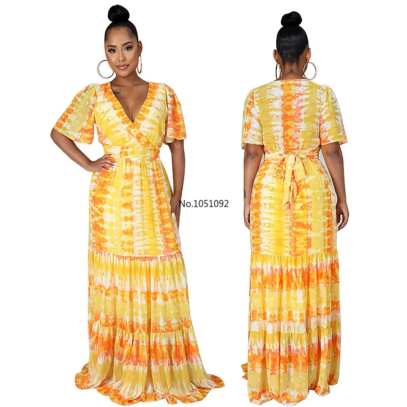 2020 женские летние новые повседневные праздничные длинные платья с коротким