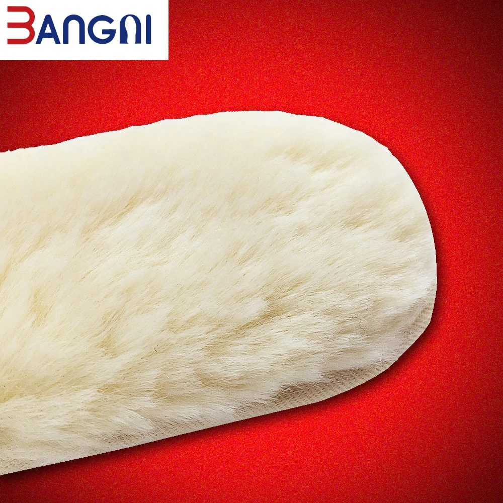 BANGNI Soft Thicken Thermal Heated Insoles Winter Artificial Wool Cashmere Keep Warm Light Breathable Sole Shoe Pad Women Men