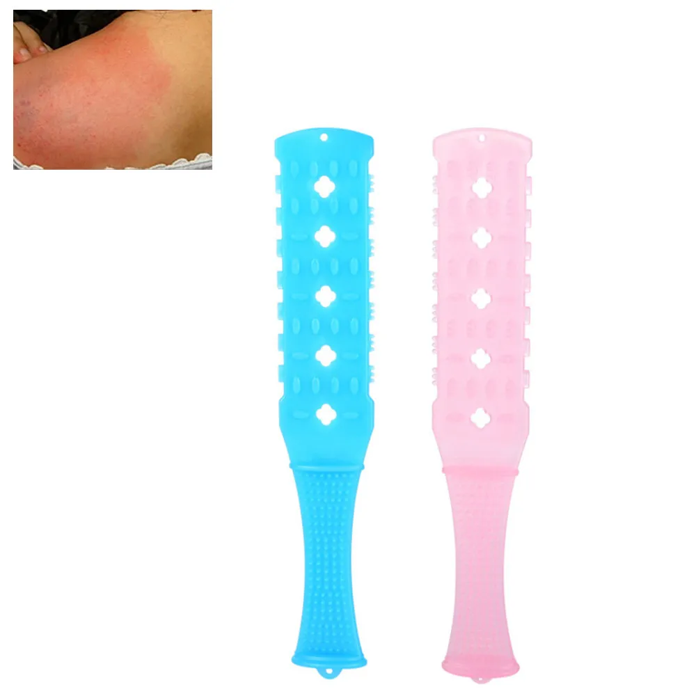 

1pc Meridian Pats Silicone Flexible Shoulder Neck Back Beat Massage Plate Knock Hammer Sticks Relaxing Body Health Tool