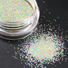 Блестящий зеркальный порошок для ногтей, 12 цветов, металлический цвет, Полировка Ногтей, хромированный пигмент, пыль, украшения для маникюра