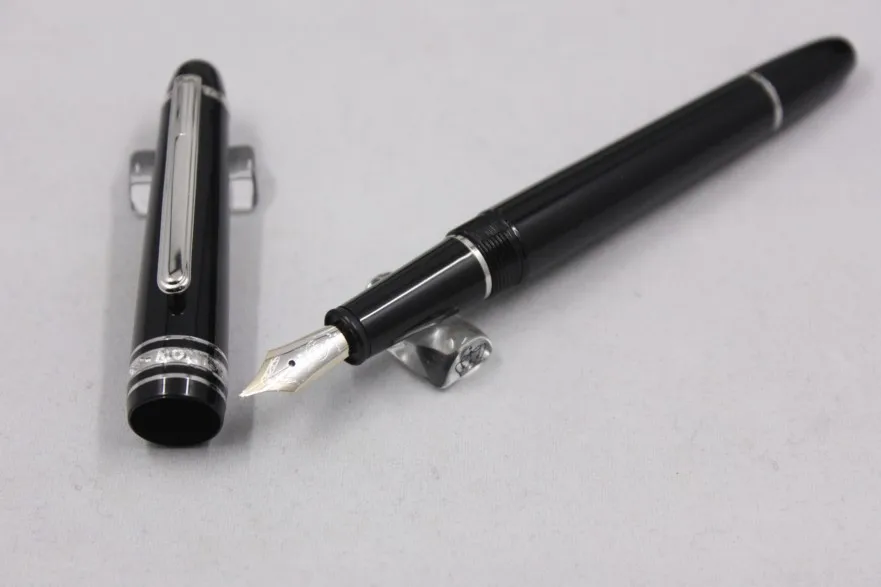 

2021 New monte meisterstuck 145 Black Resin Roller Ballpoint Fountain Pens for Writing Office Gift Blance Ink Pen