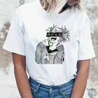 Грубая футболка в стиле рок, панк, аниме, футболка с тату-дизайном, Женская Высококачественная футболка, топ с принтом, футболка с психоделическим сатанизмом, страшная женская футболка