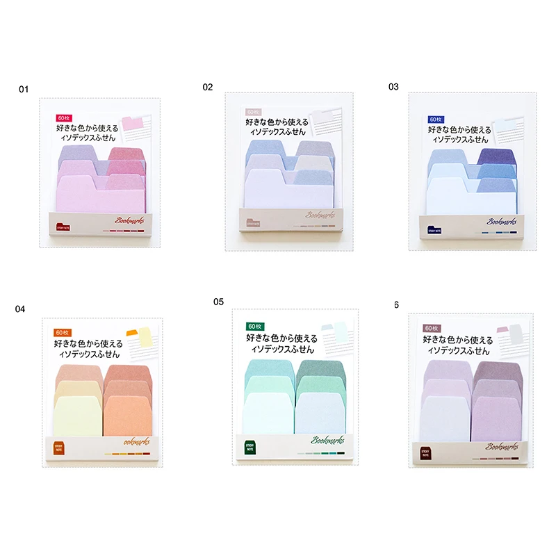 

60 листов, Стикеры для заметок в японском стиле