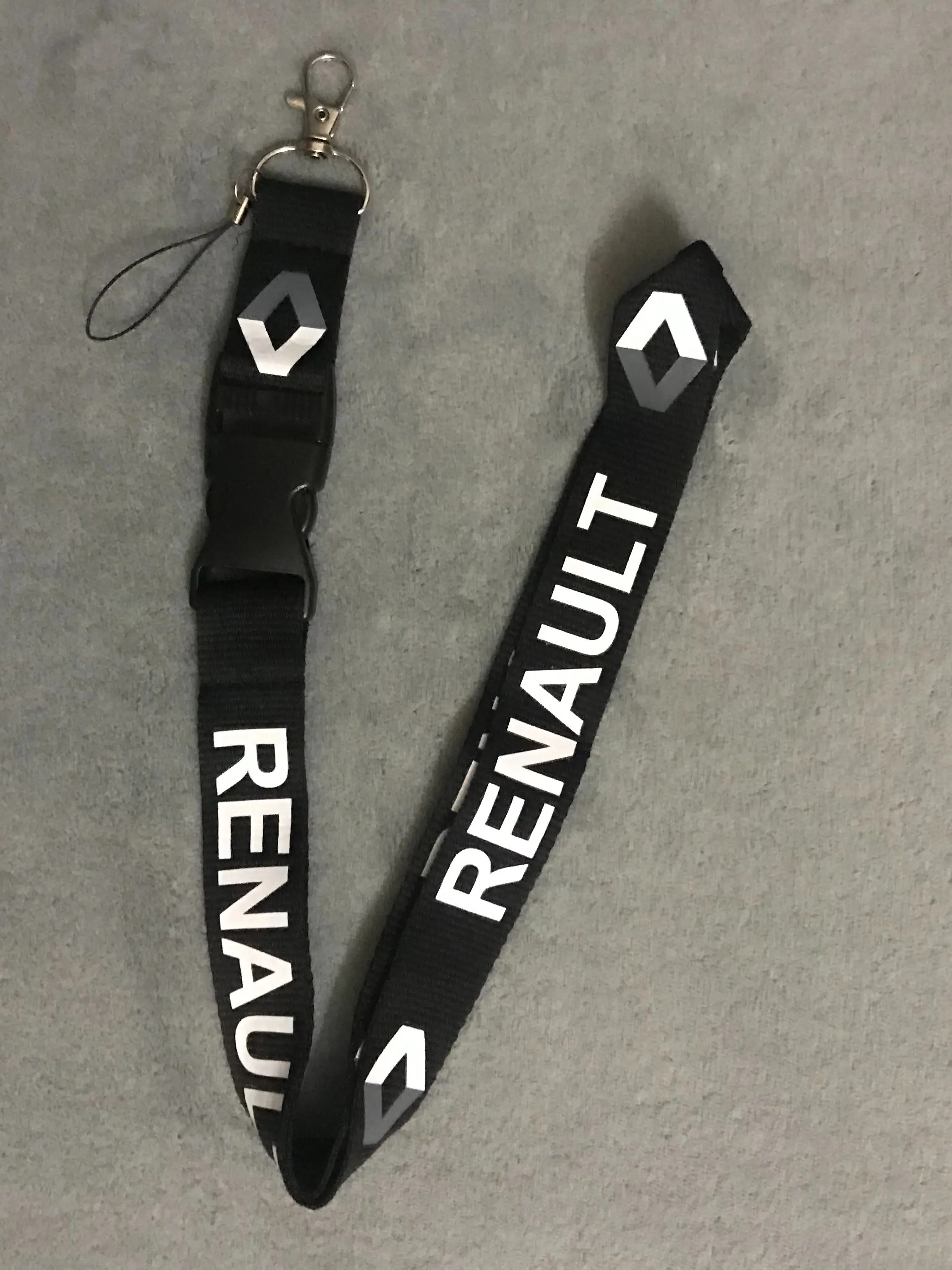 Нейлоновый шнурок для телефона с картой сотрудника брелок RENAULT Koleos Scenic Megane Clio traffic