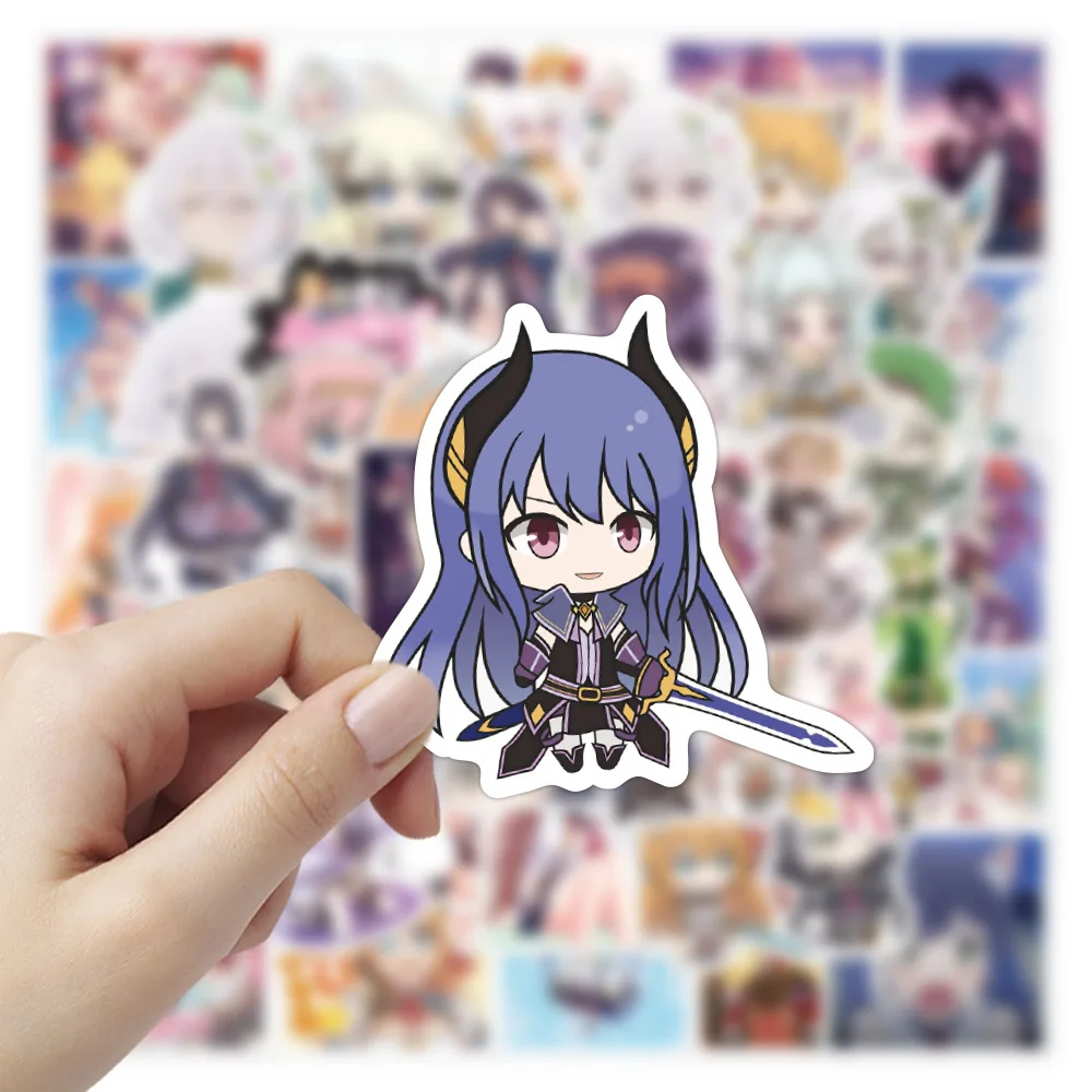 

10/50PCS Game Anime Princess Connect Re Dive Sticker Girl DIY Stationery Luggage Suitcase Laptop Guitar Sticker Waterproof