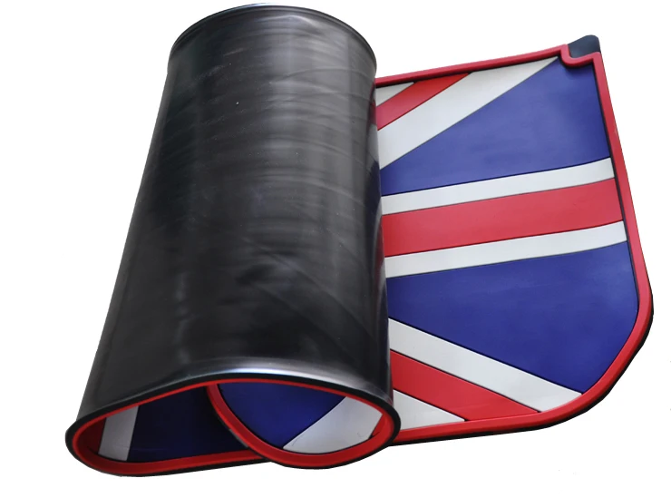 

Special Rubber Car Floor Mats+ Trunk Mats for Mini F56 Mini Cooper Coopers Senior Environmental Latex British Flag Warehouse