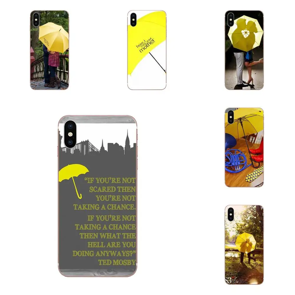 Дизайн как я встретил вашу маму желтый зонтик для Samsung Galaxy A51 A01 A81 S9 S8 Plus S20 S10 A50 A70 A40