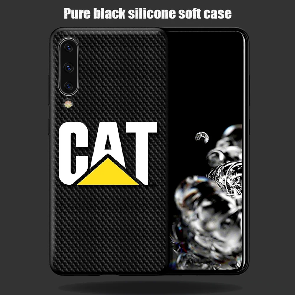 

CAT Caterpillar Phone Case Cover For Samsung Galaxy A7 8 10 20 20e 21 30 30S 31 41 50 50S 51 70 71 91 black Cover Luxury Coque