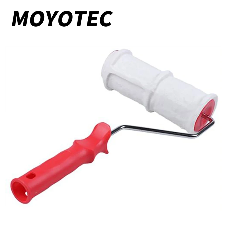 MOYOTEC 8Inch Brick Pattern Paint Roller Household Wall Imitation Brick Roller Art Coating Texture Rolling Flower Rolling