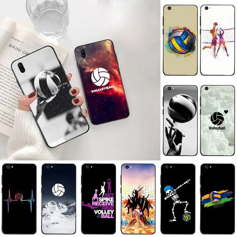 

YJZFDYRM Hot Volleyball Sprot Coque Shell Phone Case For Vivo Y91c Y17 Y51 Y67 Y55 Y93 Y81S Y19 V17 vivos5