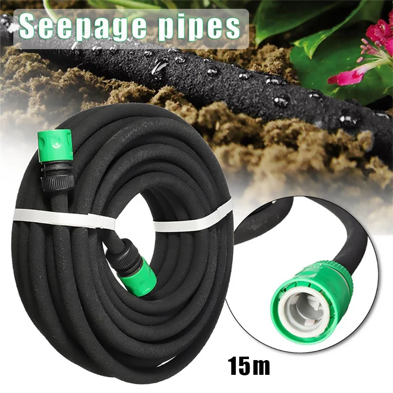 

Multifunctional Soaker Hose Outdoor Reusable Heavy Duty Drip Hose for Garden Courtyard Lawn Irrigating PLDI889