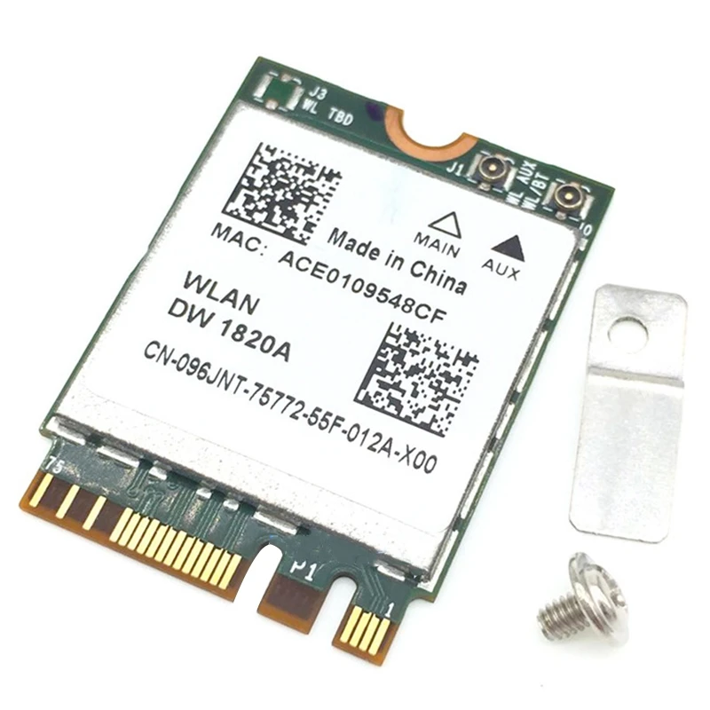 Беспроводная сетевая карта BCM94350ZAE DW1820A 802.11AC 867 Мбит/с Bcm94350 M.2 NGFF WiFi лучше чем Bcm94352Z
